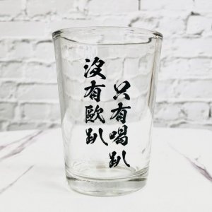 玻璃啤酒杯訂製-印刷單色（預設為6入盒裝）